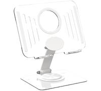 Wdbild Foldable Notebook Holder With Rotating Base Height Adjustable Notebook For Office And Home MultiPurpose Use Cooling Laptop Holder