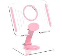 Wdbild Foldable Notebook Holder With Rotating Base Height Adjustable Notebook For Office And Home MultiPurpose Use Cooling Laptop Holder