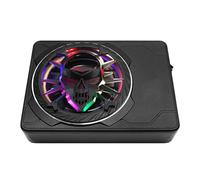 Wdbild Glowing Skeleton Design 10" Vehicle Subwoofer Built-in RGB Bass Output Car Setup Tradition Engine Lighted Low