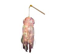 Wdbild Handmade Jellyfish Lamp Crafting Kits Festival Hanging Ornament LED Light Children Holiday Party Props House Decors Adjustable Brightness Lamp