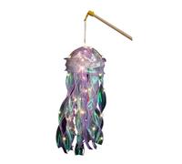 Wdbild Handmade Jellyfish Lamp Crafting Kits Festival Hanging Ornament LED Light Children Holiday Party Props House Decors Adjustable Brightness Lamp