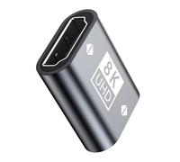 Wdbild HDTV 2.1 Female To Extender Coupler 8K@60Hz 4K@240Hz Aluminum Connector For Home Theater Gaming Digital Display HDTV To Coupler