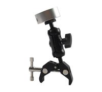 Wdbild Heavy Duty Aluminum Holder Easy Installation Adjustable Clamp Mount 360 Degree Rotating Mount Holder Adjustable Clamp