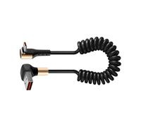 Wdbild Heavy-Duty Charging Cable Flexible Spring Structure Anti-Break Rapid Power Transfer All Devices Fast Charging Spring Cable