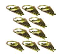 Wdbild Heavy Duty E Track Rings Corrosions Resistant Cargo Fasteners Stabilization For Flatbed Enclosed Trailers Vehicles 10pcs Truck Cargo Locking Clips