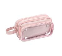 Wdbild High Capacity Pencil Case Multi Compartments Pen Pouches Pen Organizers Detachable Storage Bag Travel Makeup Pouches Animal Pencil Bag