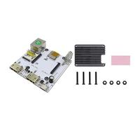 Wdbild High Performances Expansion Board For CM4 Featuring 2 HDMIcompatible Outputs Gigabit Ethernet Fan Speed Controls Connectors