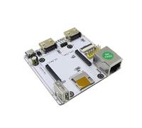 Wdbild High Performances Expansion Board For CM4 Featuring 2 HDMIcompatible Outputs Gigabit Ethernet Fan Speed Controls Connectors