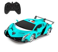 Wdbild High Speed Remote Control Drift Car LED Drift Lights All Terrain Stunt Toy ABS Build LED Lights Remote Control Car