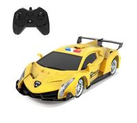 Wdbild High Speed Remote Control Drift Car LED Drift Lights All Terrain Stunt Toy ABS Build LED Lights Remote Control Car