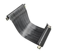 Wdbild Highly Speed PCIe5.0 X16 Risers Cable For ITX Case Featuring Double Reverse And Low Impedance 0.9mm Thickness GPU Extension Cable