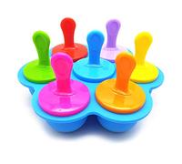 Wdbild Ice Cube Tray, 7 Cell Silicone Mold Lolly Maker Mould