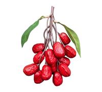 Wdbild Imitations Reddates Jujube Shaped Decorations Fake Dried Nut Model Simulated Jujube Jewelry Photography Supplies Handmade Jujube