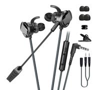 Wdbild In Ear Earphones ESports Earbud Build-in Noise Cancelling Microphone For Game 3.5mm Cable Controlled Earpiece Detachable Microphone