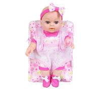 Wdbild Infant Dolls Set With Backpack And Clothing Set For Children Early Education Little Girl Comforting Parenting Toy 12Inch Educational Doll
