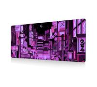 Wdbild Japanese Anime Large Gaming Pad With Stitched Edged Nonslip Natural Rubber Base Waterproof Laptop Pad Mat Waterproof Computer Desk Mat