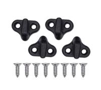 Wdbild Kayak Lashing Hook Double Hole J Shape Hook Nylons Bungee Replacement With Flathead Screws For Kayak Canoes Boats Lashing