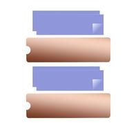 Wdbild Laptop Solid Drives Metal Heatsink Laptop NVMe Heatsink With Thin Thermal Pad For 2280 Cooling Heat Sink Copper Heat Sink