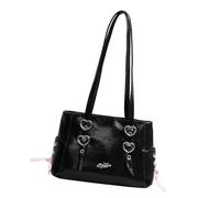 Wdbild Large Capacity Backpack For Women Crossbody Bag Lovely Bows Shoulder Bag Ladies Commuting Stylish Top Handle Handbag Pu Leather Crossbody For Women Large Capacity Shoulder Trendy Backpack