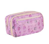 Wdbild Large Pencil Case High Capacity Pen Holder Bag Zippered Pen Organizers Travel Makeup Bag for Office School Travel Canvas Pencil