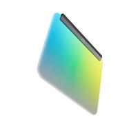 Wdbild LED Gaming Pad Small Glowing 7 Color LED Mousepad Antislip Rubber Base Computer Mat Accessories Colorful Computer Accessory