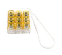 Wdbild Led Light 9 Key Keycaps Toy Switches Tester Keychain Tactiled Feedbacks For Anxieties Relief Office And Travel Toy
