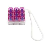 Wdbild Led Light 9 Key Keycaps Toy Switches Tester Keychain Tactiled Feedbacks For Anxieties Relief Office And Travel Toy