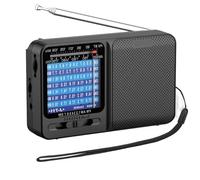 Wdbild Lightweight Pocket Radio With Enhances Reception And 3.5mm Port Classical Display For Indoor And Outdoor Use Portable Radio