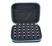 Wdbild Makeup Bag, Essential Oil Carrying Case for 30 Bottles 5-10ML Roller Storage Organized Protective Bag for Home and Travel Use