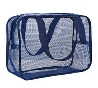 Wdbild Makeup Bag, Net Shower Bag for Gym Travel Camping and Dorm Room Essential Quick Dry Portable Hanging Toiletry Organizers Handbag