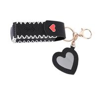 Wdbild Makeup Bag, Portable Leather Lipstick Bag Makeup Pouches Lip Balm Bags Keychain Holder Lipsticks Protective Covers Bags Decoration