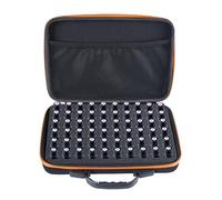 Wdbild Makeup Bag, Practical Essential Oil Carrying Case with Foam Insert Storage Container Holds 60 Bottles Shockproof Bag