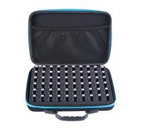 Wdbild Makeup Bag, Practical Essential Oil Carrying Case with Foam Insert Storage Container Holds 60 Bottles Shockproof Bag