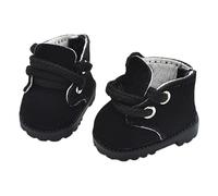 Wdbild Miniature Doll Shoe With Metal Eyelets Simulation Bootie Replicas Figure For 17cm Anime Plush Doll Dressingup Accessory Fashion Laceup Bootie For Dolls