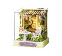 Wdbild Miniature Landscape Model Building Set Handmade Wood Puzzle Model House Craft Project For Adult Kids Desk Decoration Craft Project Toy For Adult Kids
