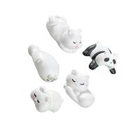 Wdbild Miniature Stacking Animal Toy Set Of 5 Resins Figurines Desk Decoration For Kids Adults Creative Play Home Shelf Decors Resins Animal Stacking Toy