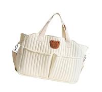 Wdbild Mom Bag Handbag Embroidered Pattern Multiple Compartment Splashproof Travel Crossbody Bag Large Capacity Diaper Multifunctional Compartments