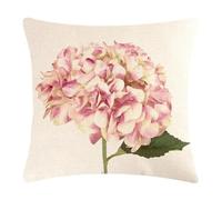Wdbild Mother Day Hydrangea Throw Pillow Beautiful Flower Cushions Elegant Pillow Case Fine Linen