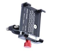 Wdbild Motorcycle Aluminum Phone Holder Scooter Bike Handlebar Mounted Cellphone Cradles Shockproof Stand Easy Installation Adjustable Angle Bike Phone Mount