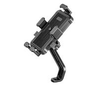 Wdbild Motorcycle Handlebar/Rearview Mount Phone Holder Scooter Bike Phone Cradles 360 Degree Rotating Shockproof Stand