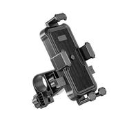 Wdbild Motorcycle Handlebar/Rearview Mount Phone Holder Scooter Bike Phone Cradles 360 Degree Rotating Shockproof Stand