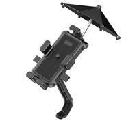 Wdbild Motorcycle Handlebar/Rearview Mount Phone Holder Scooter Bike Phone Cradles 360 Degree Rotating Shockproof Stand