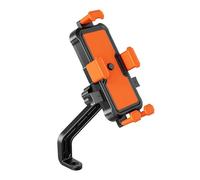 Wdbild Motorcycle Handlebar/Rearview Mount Phone Holder Scooter Bike Phone Cradles 360 Degree Rotating Shockproof Stand