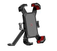 Wdbild Motorcycle Phone Mount With 360 Degree Rotation Secure Auto Shrink Grip Easy Installation Attachment For Navigation Rack