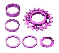 Wdbild Mountain Bike Freewheels High Strength 18T Single Speed Flywheel Bicycles Cassettes Cogs Bike Freewheels Easy To Use Single Speed Flywheel