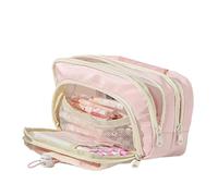Wdbild Multi Layered Pencil Case High Capacity Pencil Bag Marker Organizers Pouches Art Supplies Pouches Travel Cosmetic Bag Office School Supply