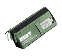 Wdbild Multifunctional Compartment Pencil Case Student Large Capacity Stationeries Storage Bag Zippers Pencil Storage Pouches Large Capacity Pen Bag