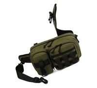 Wdbild Multifunctional Fishing Tackle Bag Lures Bag Outdoor Shoulder Bag Waist Pack Large Capacity Camping Belt Bags