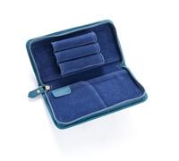 Wdbild Multifunctional Pen Bag Pencil Case Stationery Bag 3 Divided Slots Leather Fountain Pen Case Pencil Organiser for School