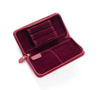 Wdbild Multifunctional Pen Bag Pencil Case Stationery Bag 3 Divided Slots Leather Fountain Pen Case Pencil Organiser for School